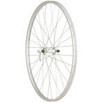 Quality Wheels Value Single Wall Series Front Wheel - 700, QR x 100mm, Rim Brake, Silver, Clincher, 36H