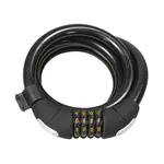 Serfas 6FT X 15MM Coiled Combo Lock
