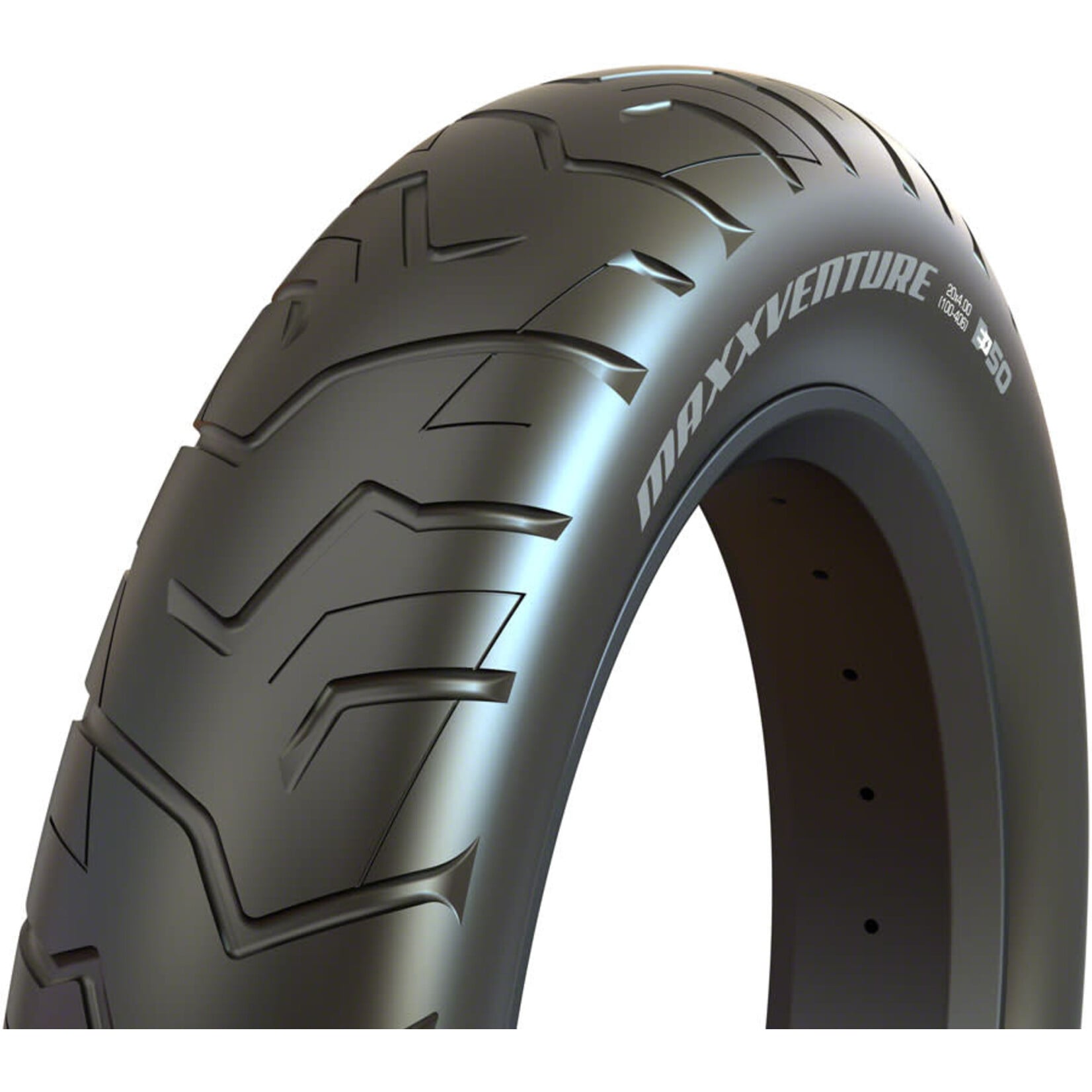 Maxxis MaxxVenture Tire - 20 x 4.0, Clincher, Wire, Black, E-50