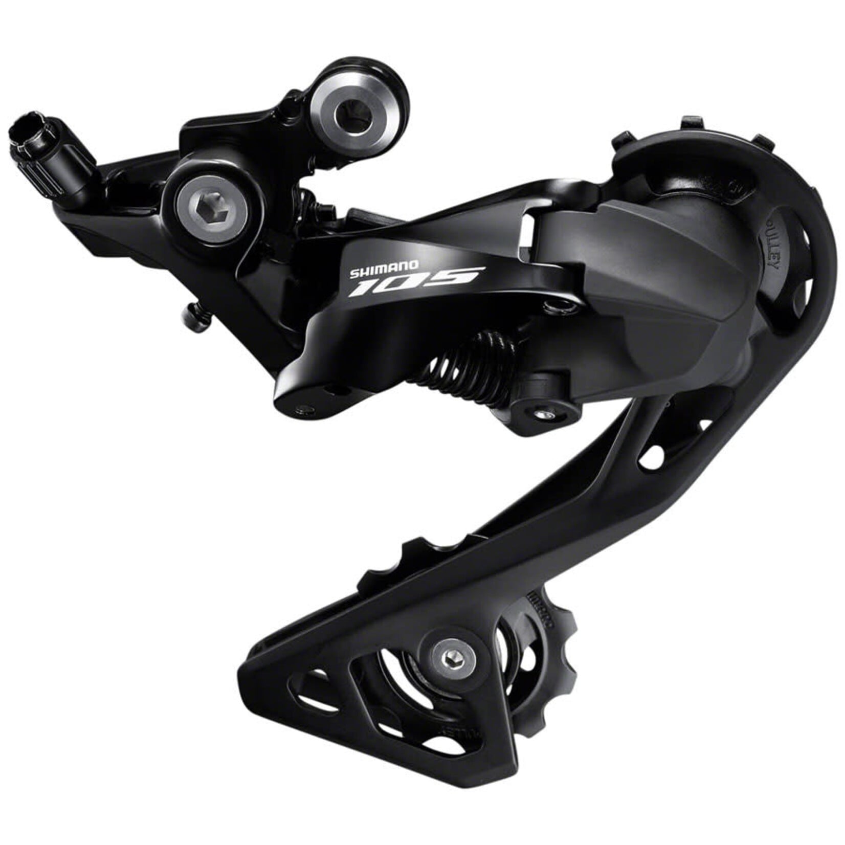 Shimano 105 RD-R7000-GS Rear Derailleur - 11-Speed, Medium Cage, Black