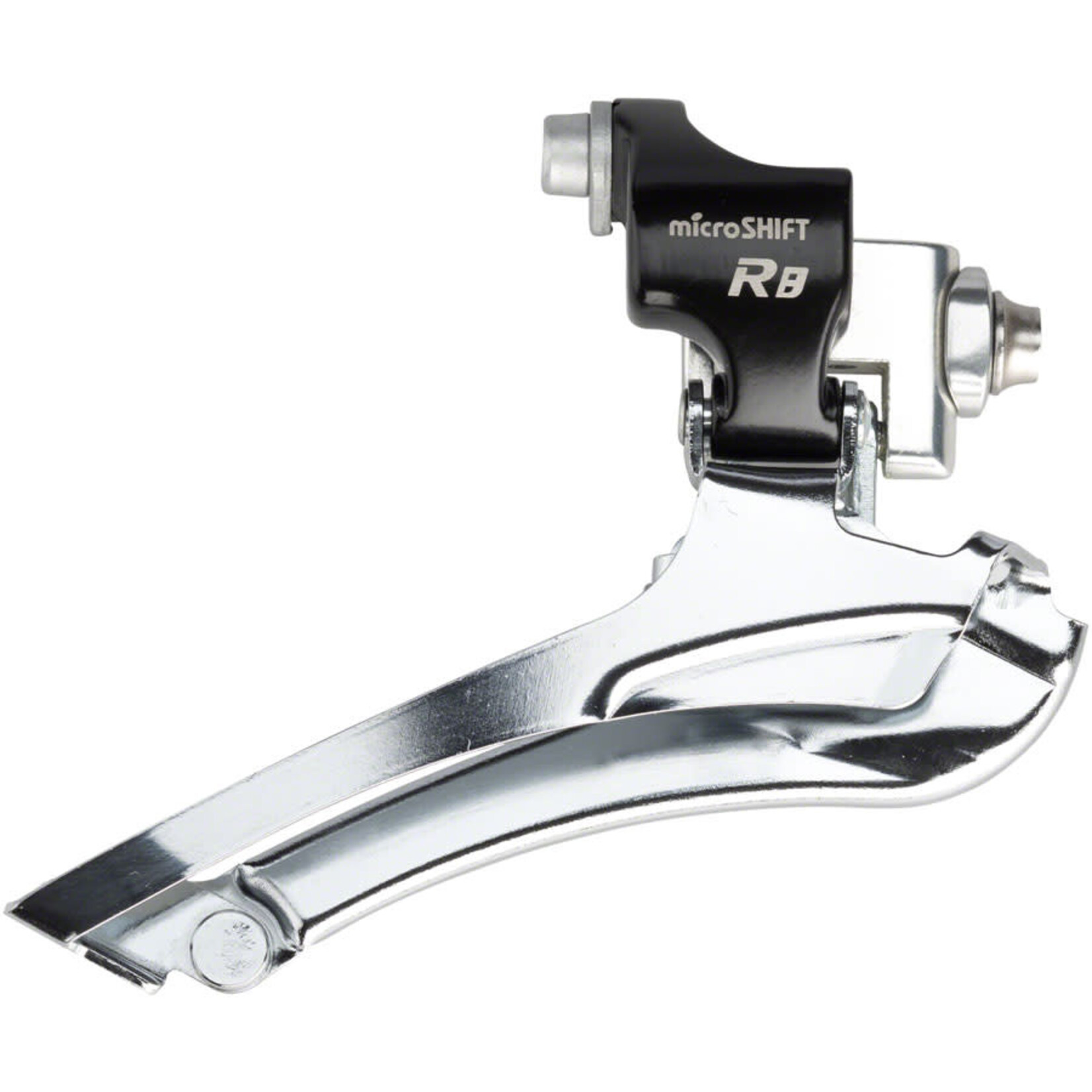 microSHIFT R8 Front Derailleur 7/8-Speed Double, 52T Max, Braze-On, Shimano Compatible