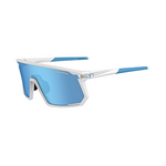 Tifosi Optics Moab, Matte White Interchangeable Sunglasses, Clarion Blue/AC Red/Clear