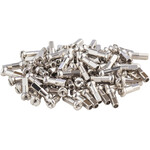 DT SWISS 2.34x14mm Brass Prohead SL Spoke Nipples Silver Box of 100