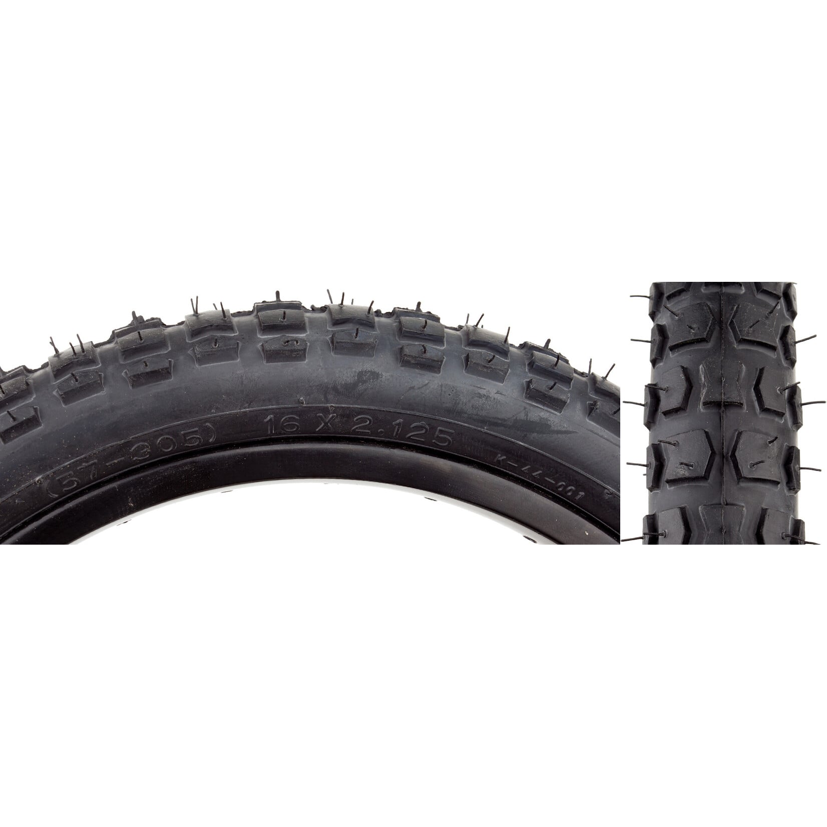 Sunlite 16x2.125 Black MX K44 Wire tire
