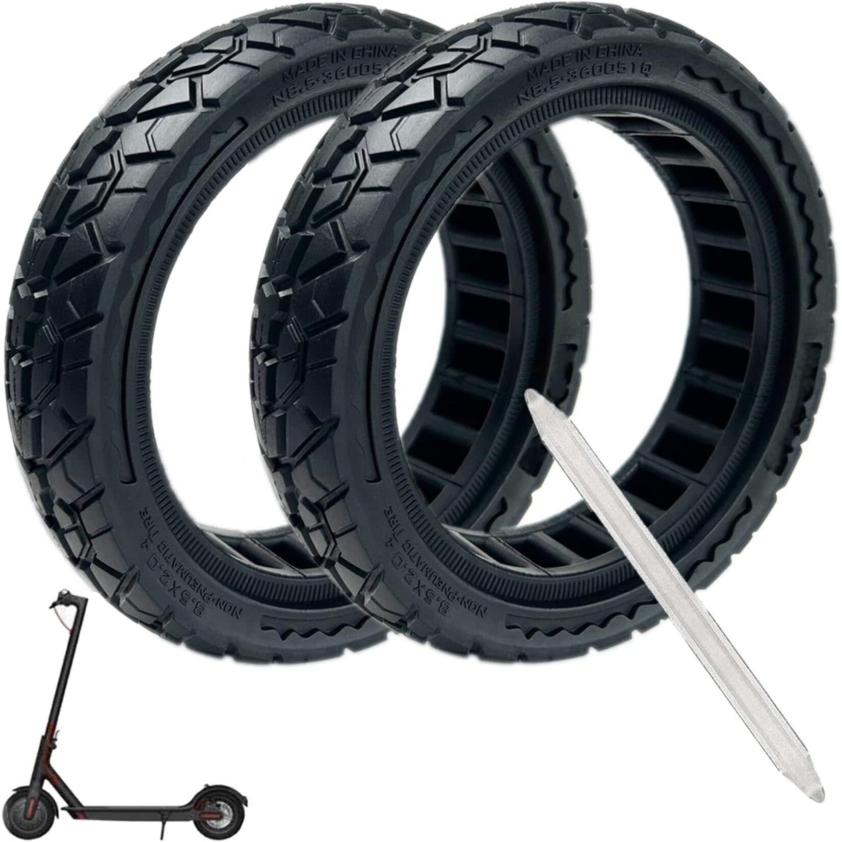 Gotrax 50/75-6.1 Off-road Solid Tire, 8 1/2 x2 8.5x2 Scooter tire EACH