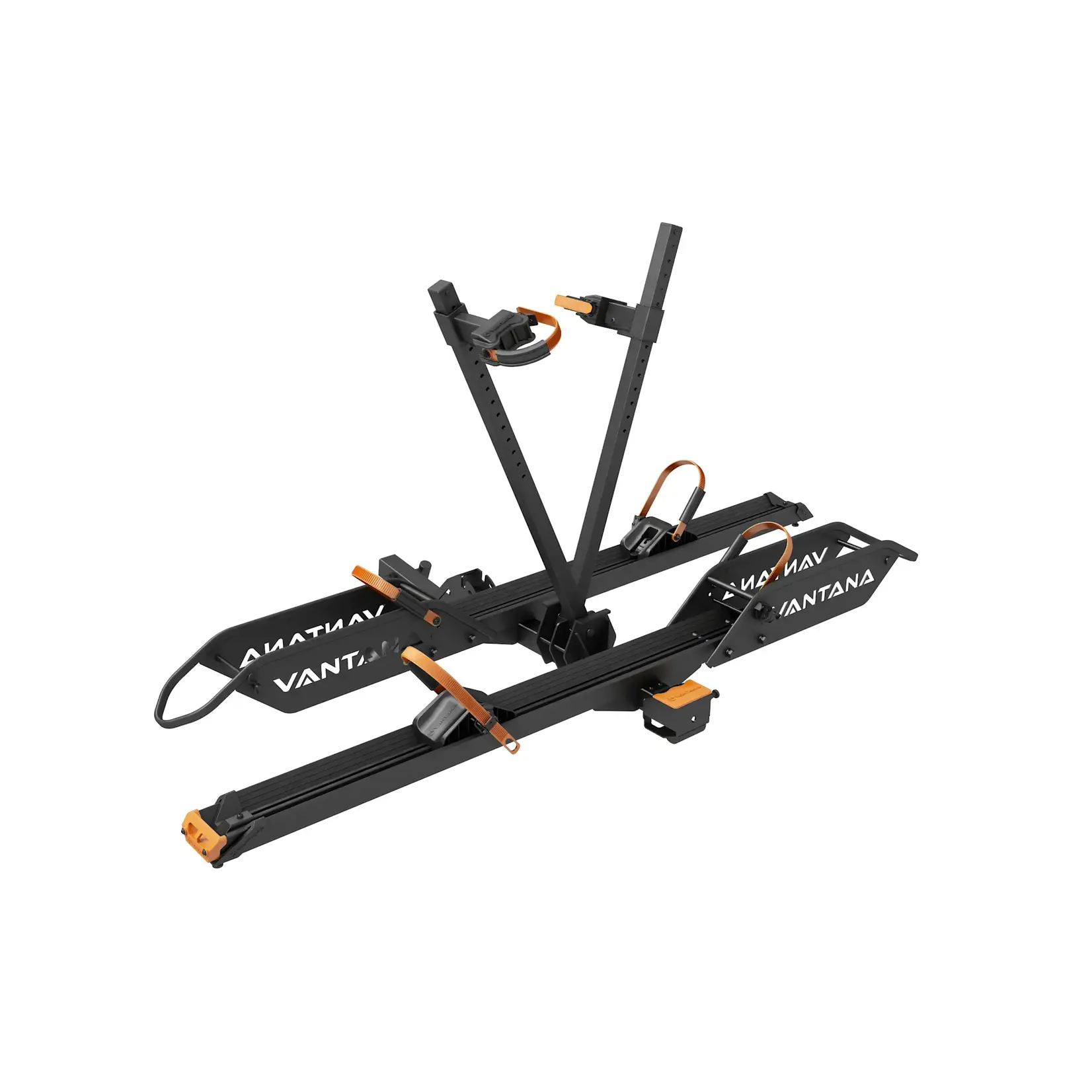 Vantana Apex Duo 2" Foldable Aluminum 2 E-Bike Rack w/ Ramp