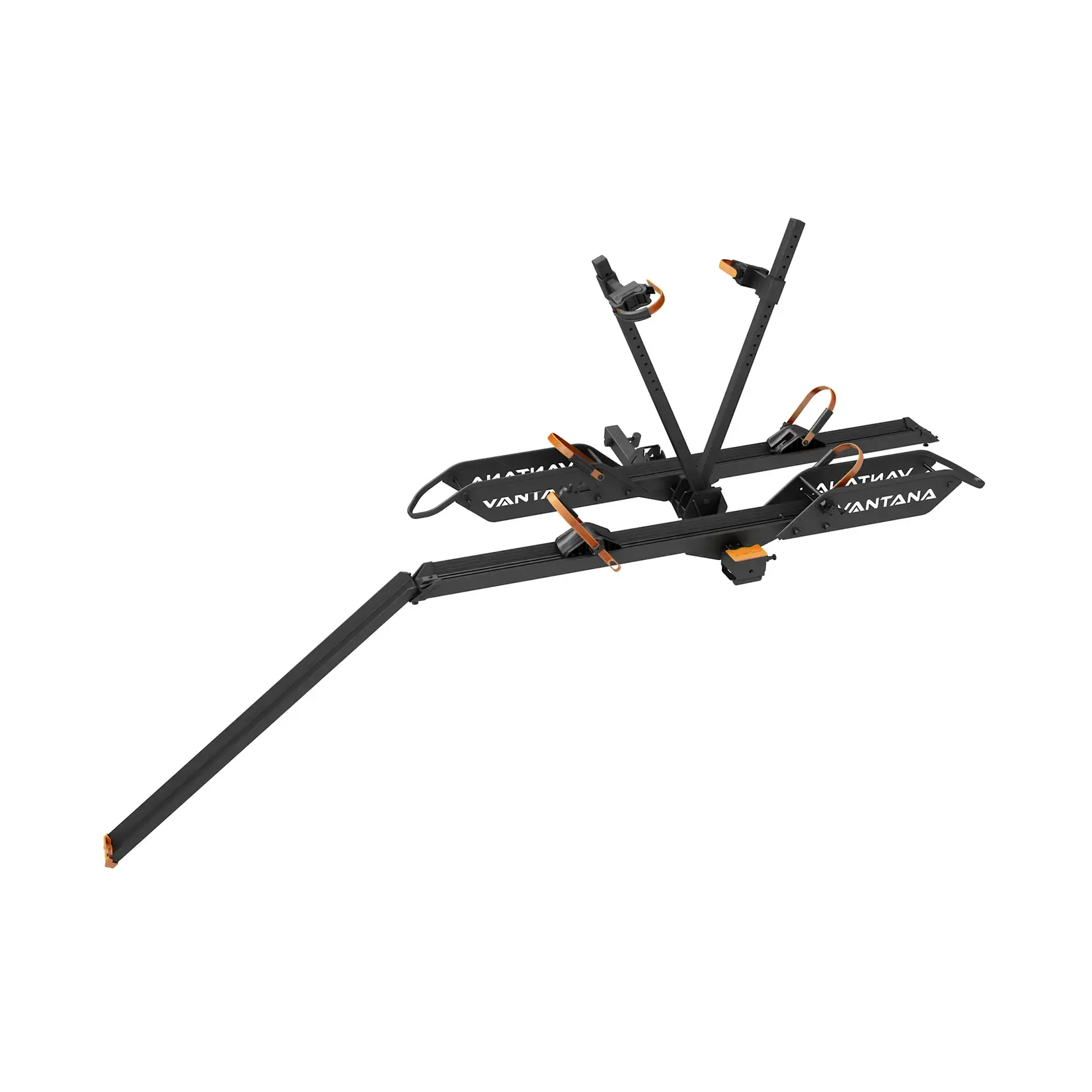 Vantana Apex Duo 2" Foldable Aluminum 2 E-Bike Rack w/ Ramp