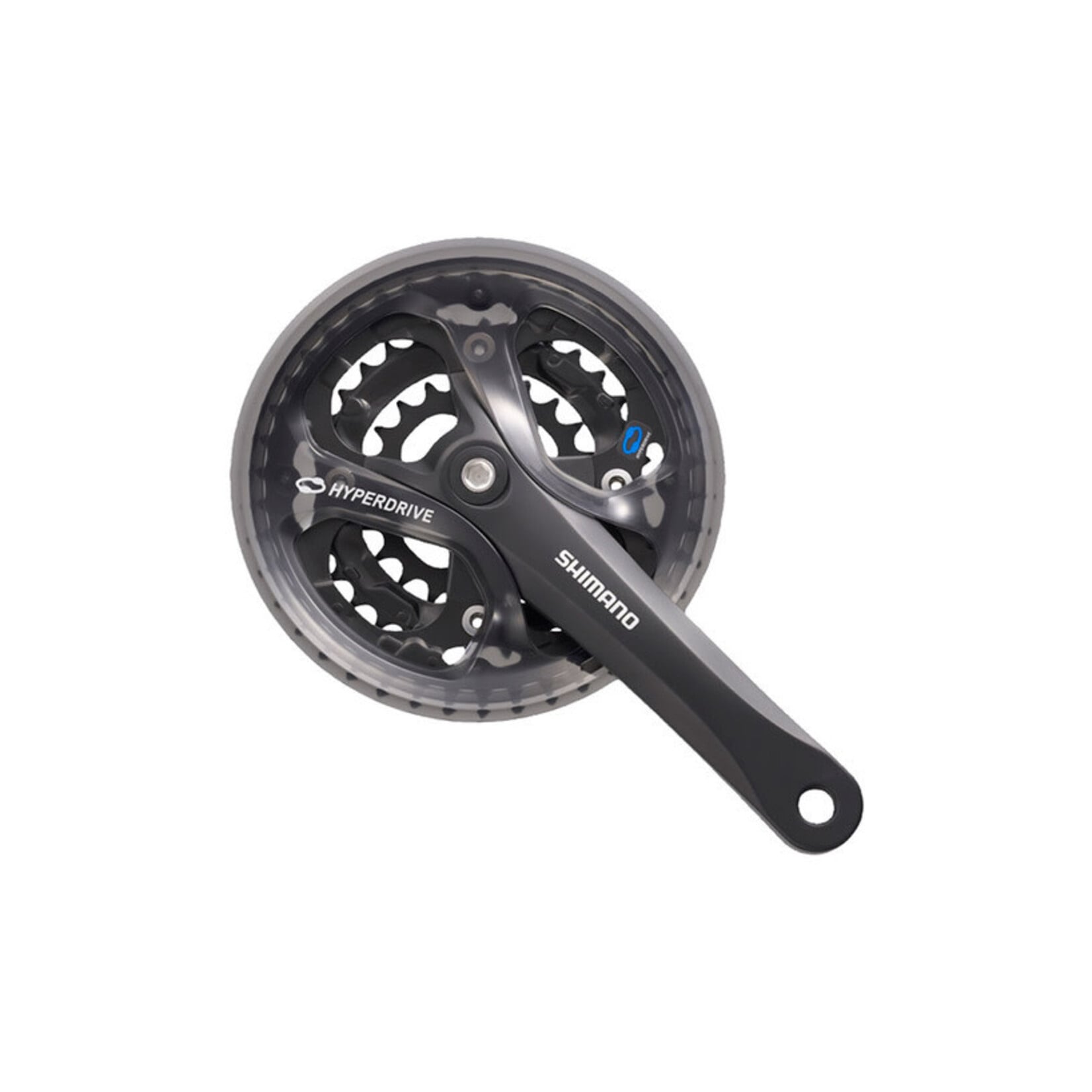 Shimano FC-M361-L, 7/8-SPEED, 175MM, 48X38X28TFOR HG-Chain, W/CG, Chain Case Compatible Black