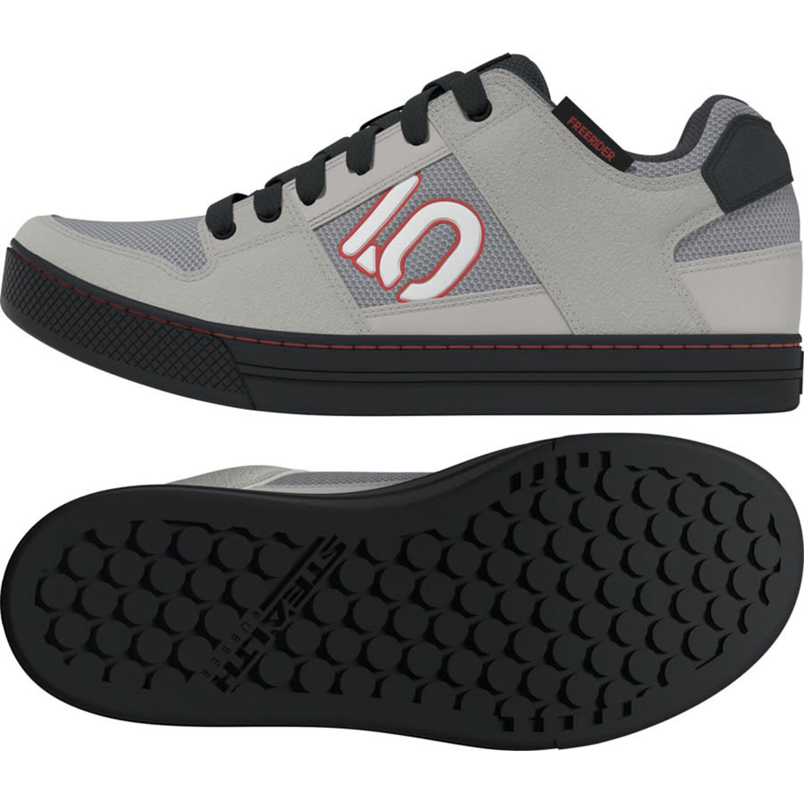 Five Ten Freerider Flat Shoes - Men's, Gray 3/Footwear White/Wonder Alumina, 9.5