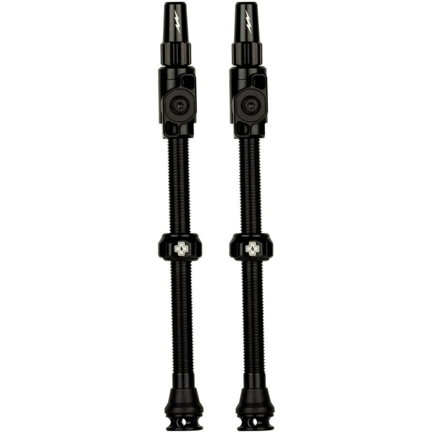 Muc-Off V2 Tubeless Valve Kit - Black, 80mm, Pair