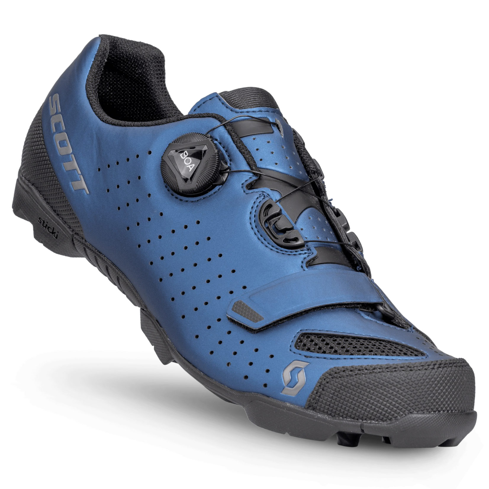 Scott Mtb Comp Boa Metallic Blue/ Black, Men's Shoe 47.0
