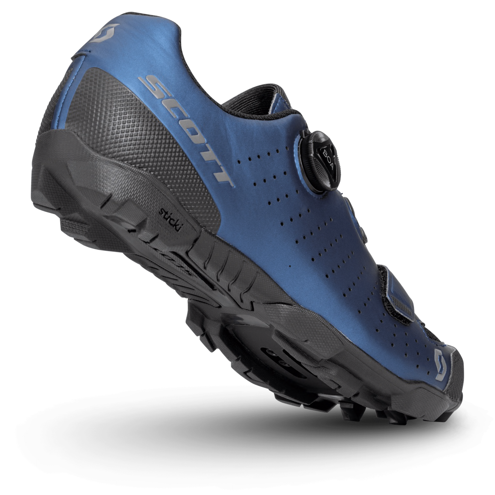 Scott Mtb Comp Boa Metallic Blue/ Black, Men's Shoe 47.0