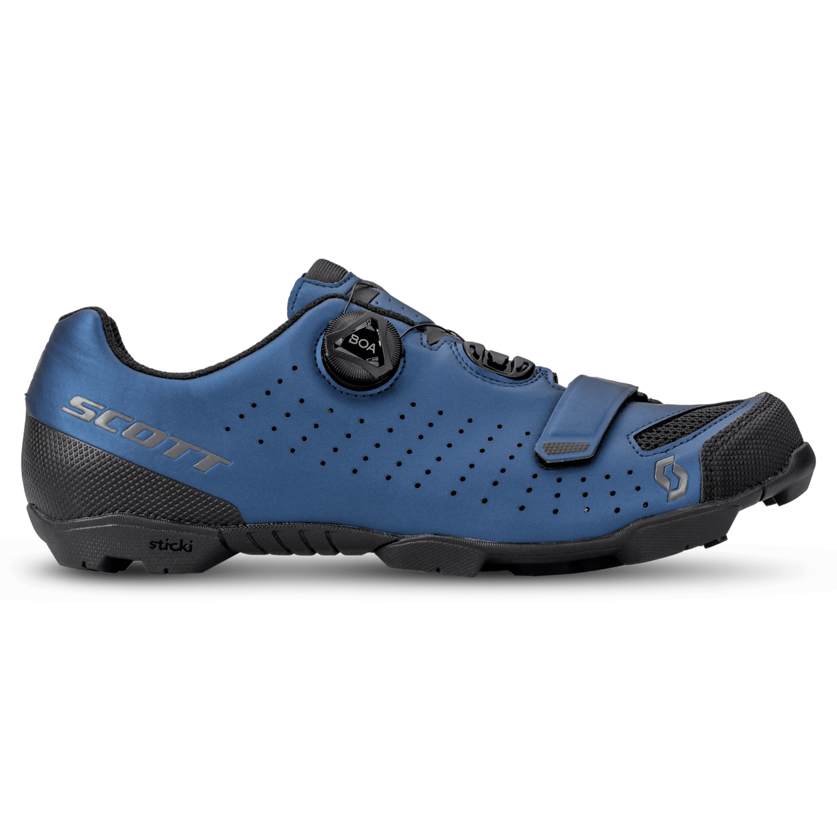 Scott Mtb Comp Boa Metallic Blue/ Black, Men's Shoe 47.0