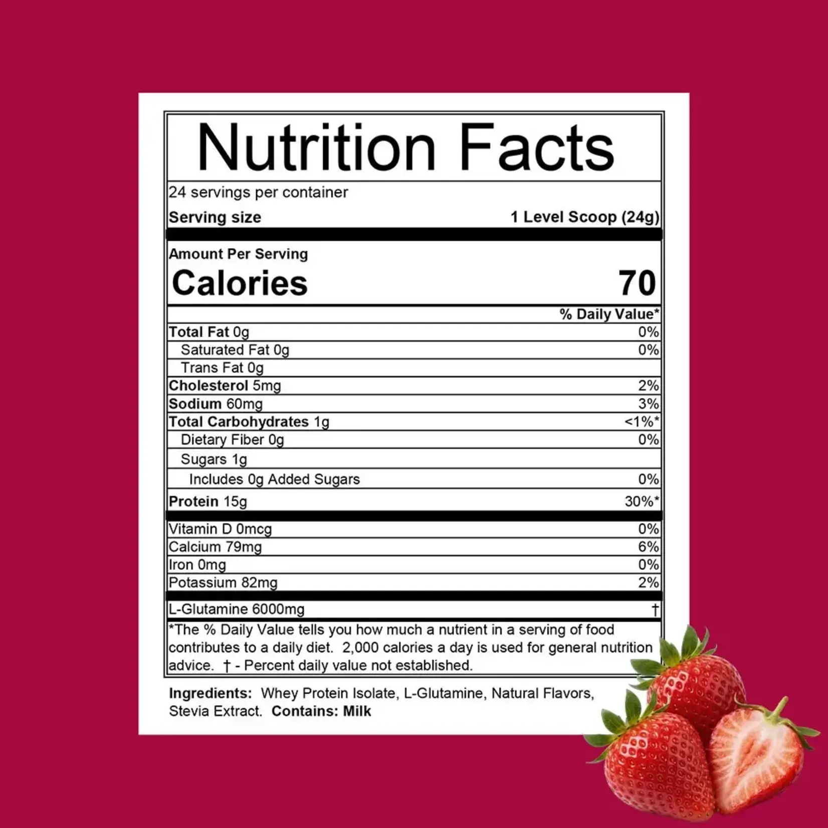 Hammer Nutrition Hammer Whey Protein Strawberry (24 Servings)