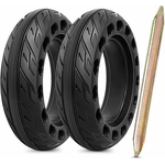 PaoWin 200x50 Solid Tire, 8 Inches Electric Scooter Wheels Solid Tire Front or Rear Replacement Rubber Tire 200 x 50 (each)
