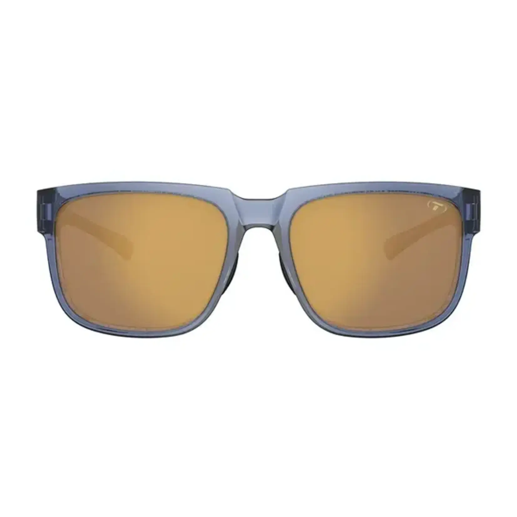 Tifosi Optics Shumo, Crystal Denim Single Lens Sunglasses Gold Mirror