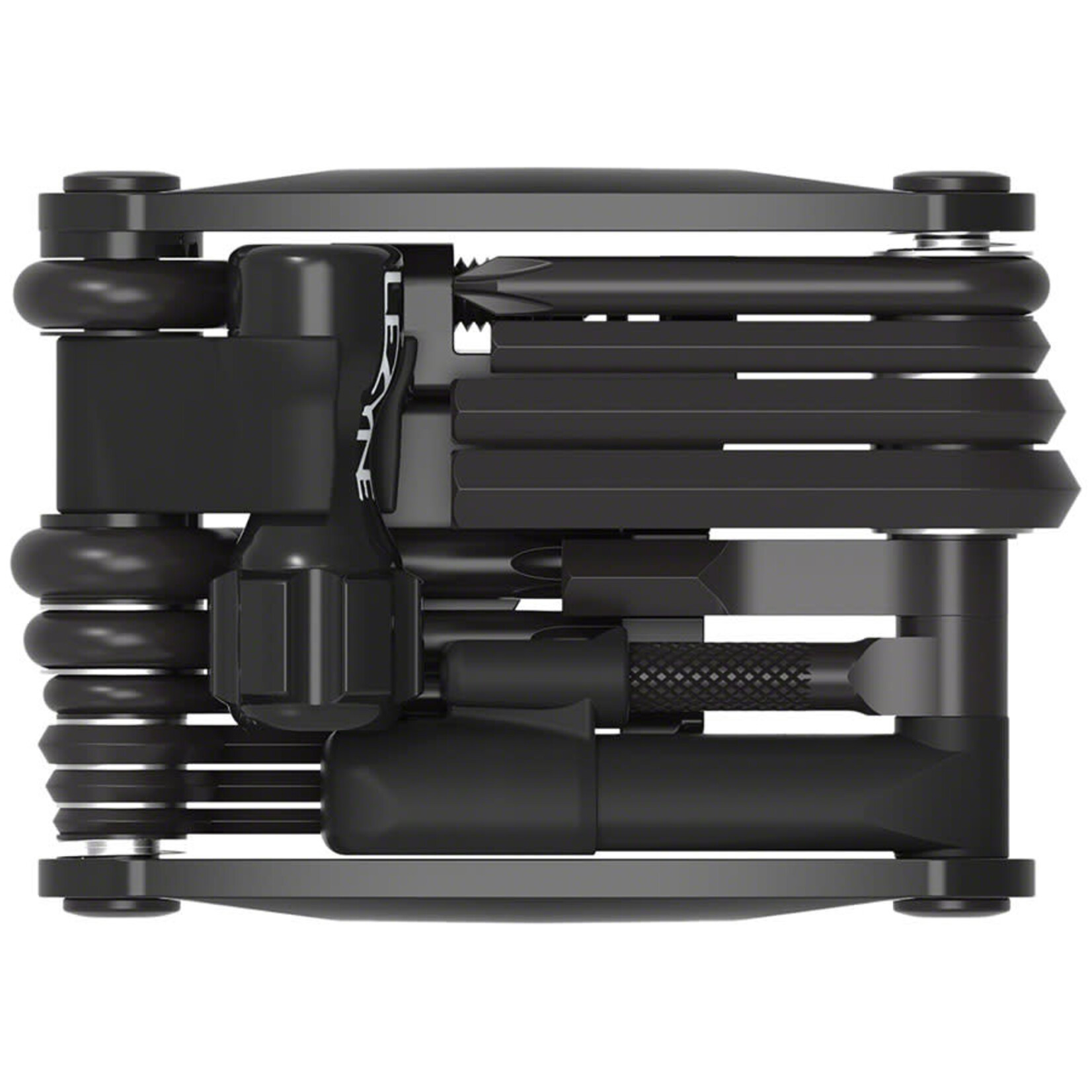 Lezyne Rap II - 20 Tubeless Multi Tool - 20 Tools, With Chain Tool, Tubeless Plug Kit, Co2 Inflator, Black