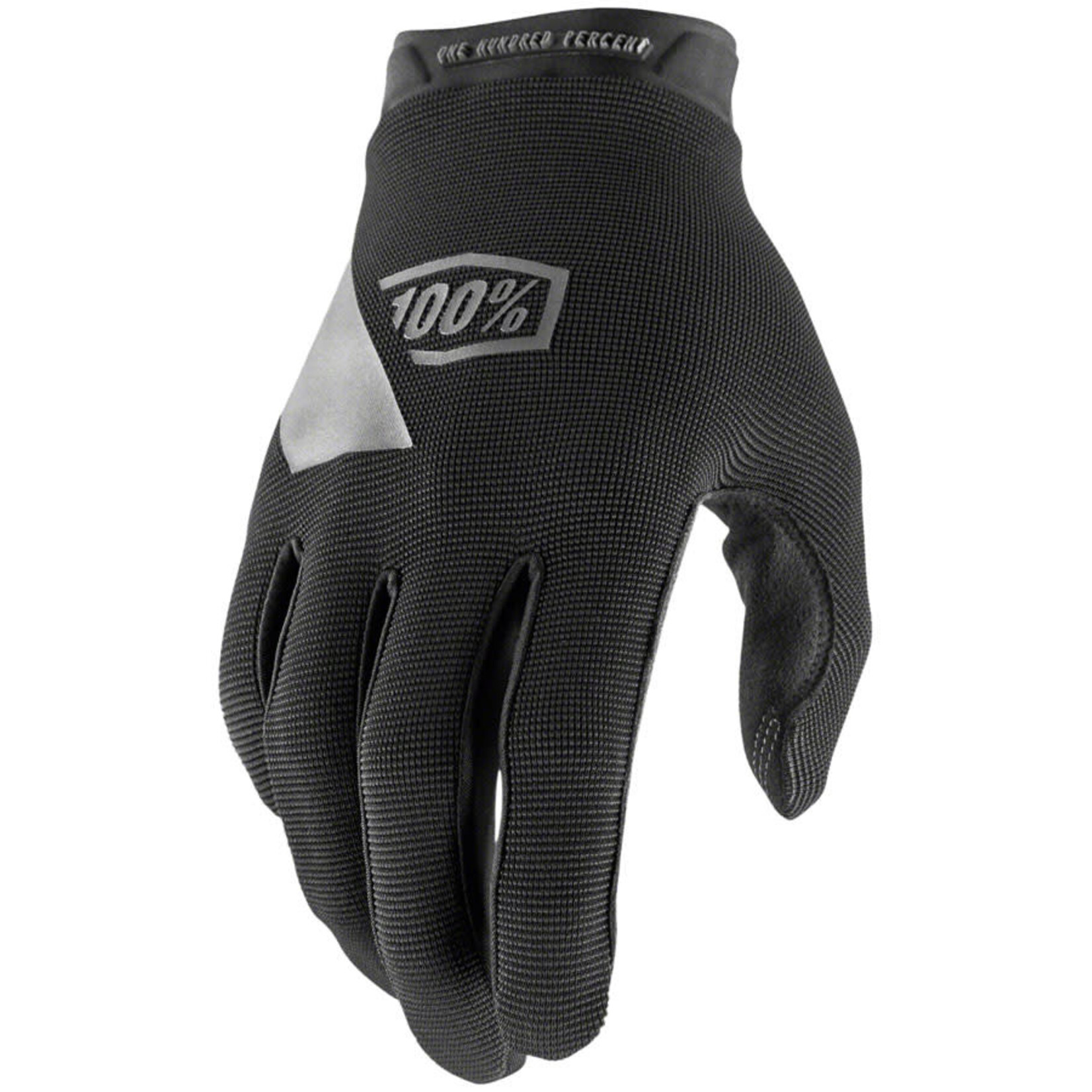 100% Ridecamp Gloves - Black, Full Finger, Small