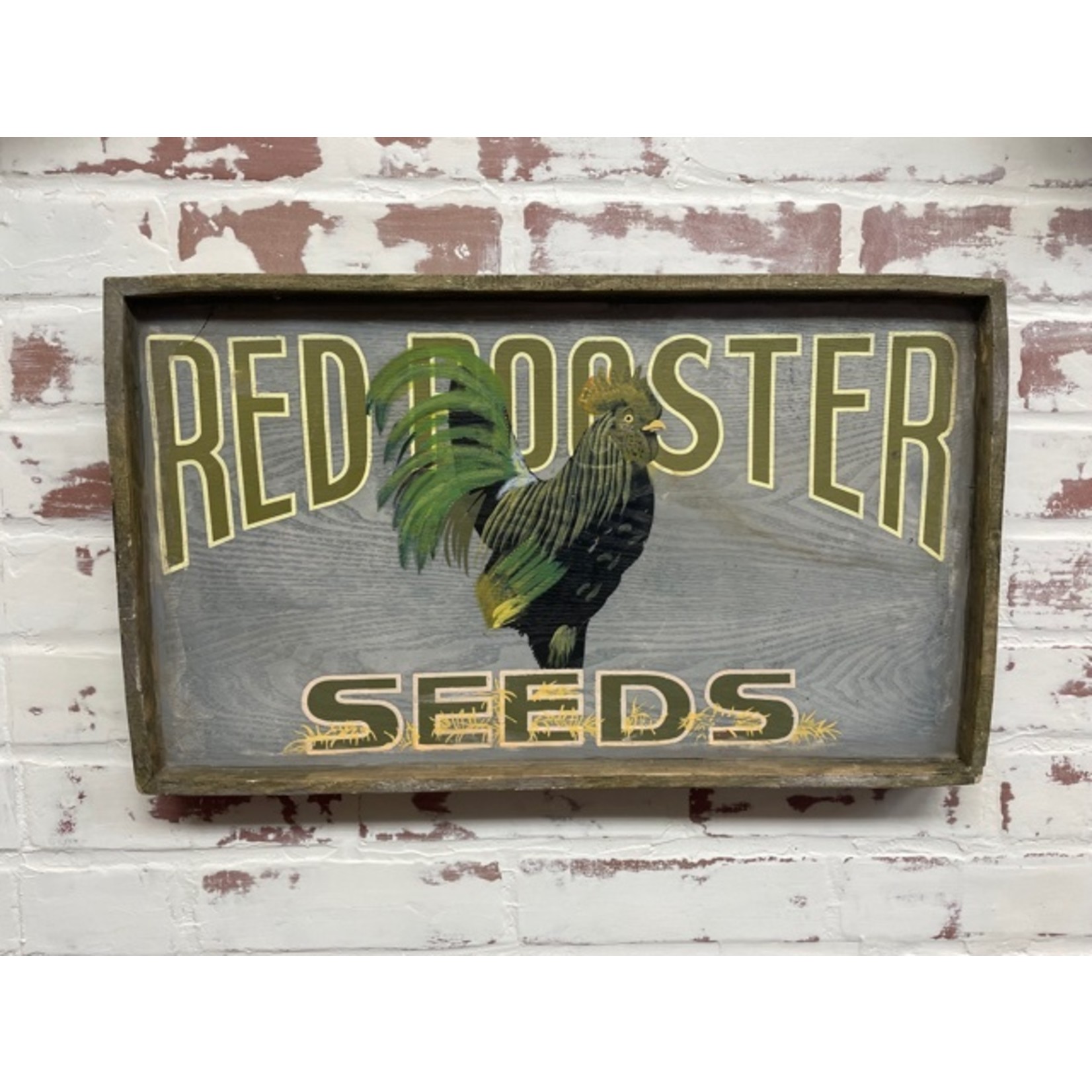 W.A.S Red Rooster Sign