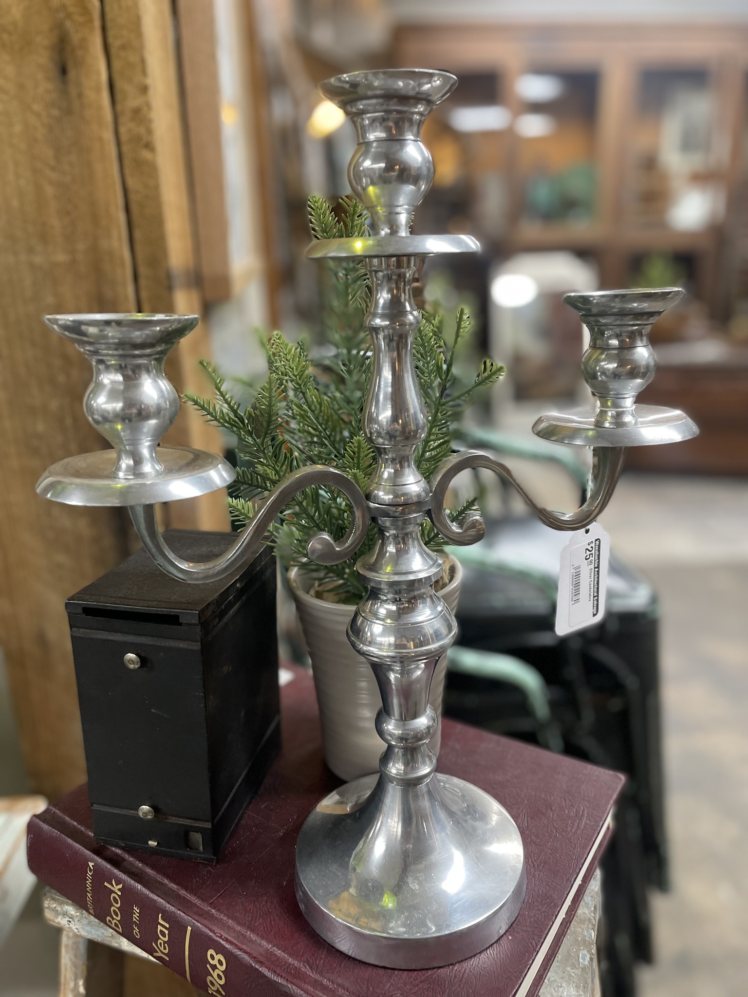 Silver Candelabra Waxahachie Architectural Salvage