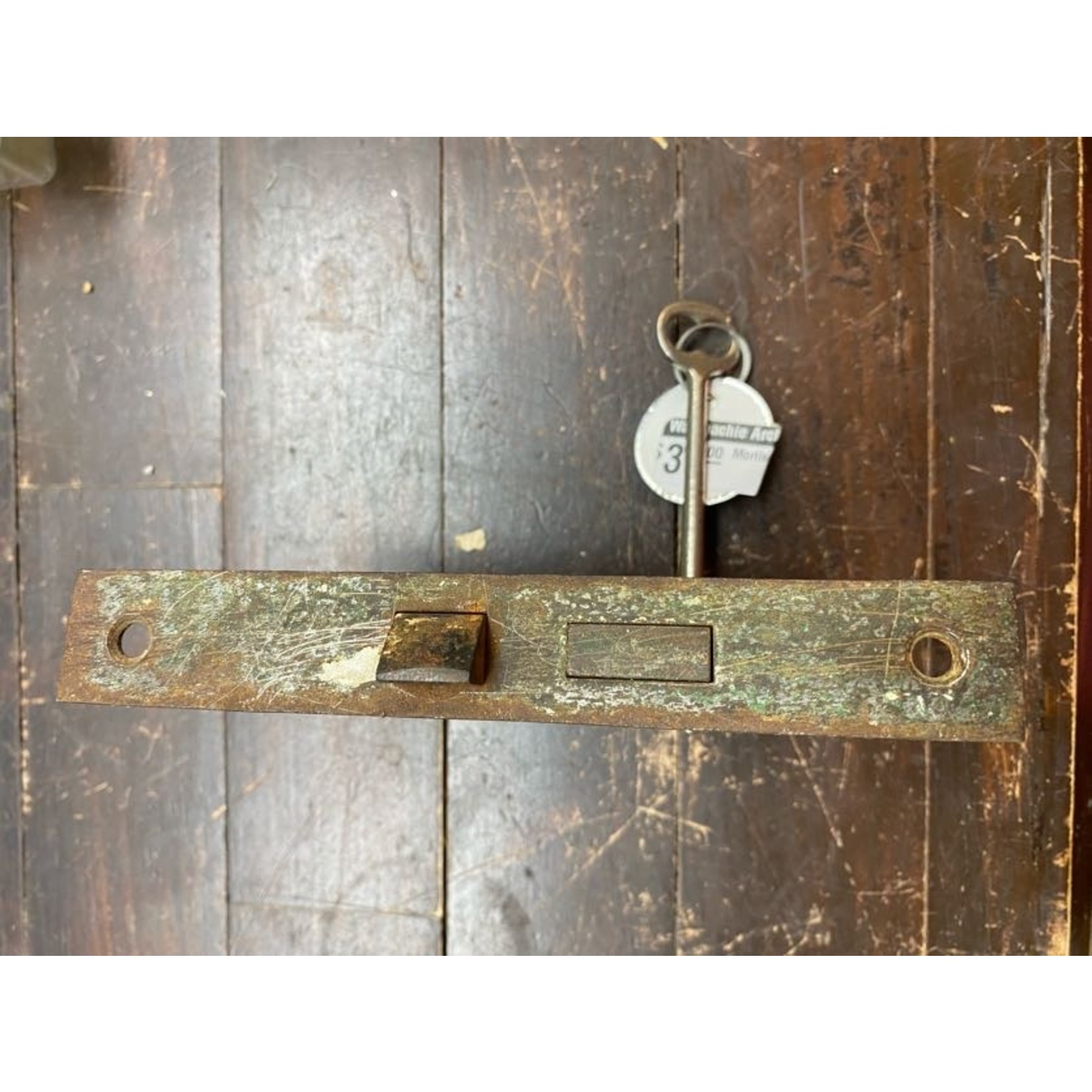 Restorers Brass Mortise Lock Set with Skeleton Key | Brass | Cabinet Locks