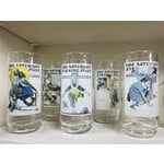 Set of 5 The Saturday Evening Post Collectors Glasses