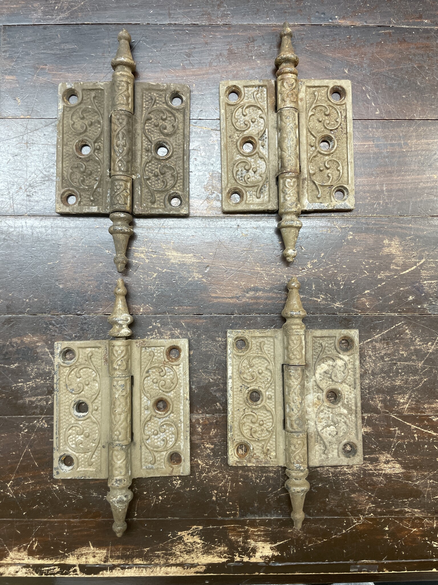 Eastlake Hinge Set of 4 Waxahachie Architectural Salvage