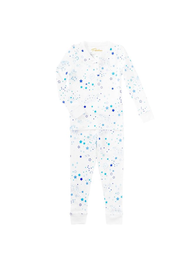 L/S Pajama Set - Twinkle Twinkle (Blue)