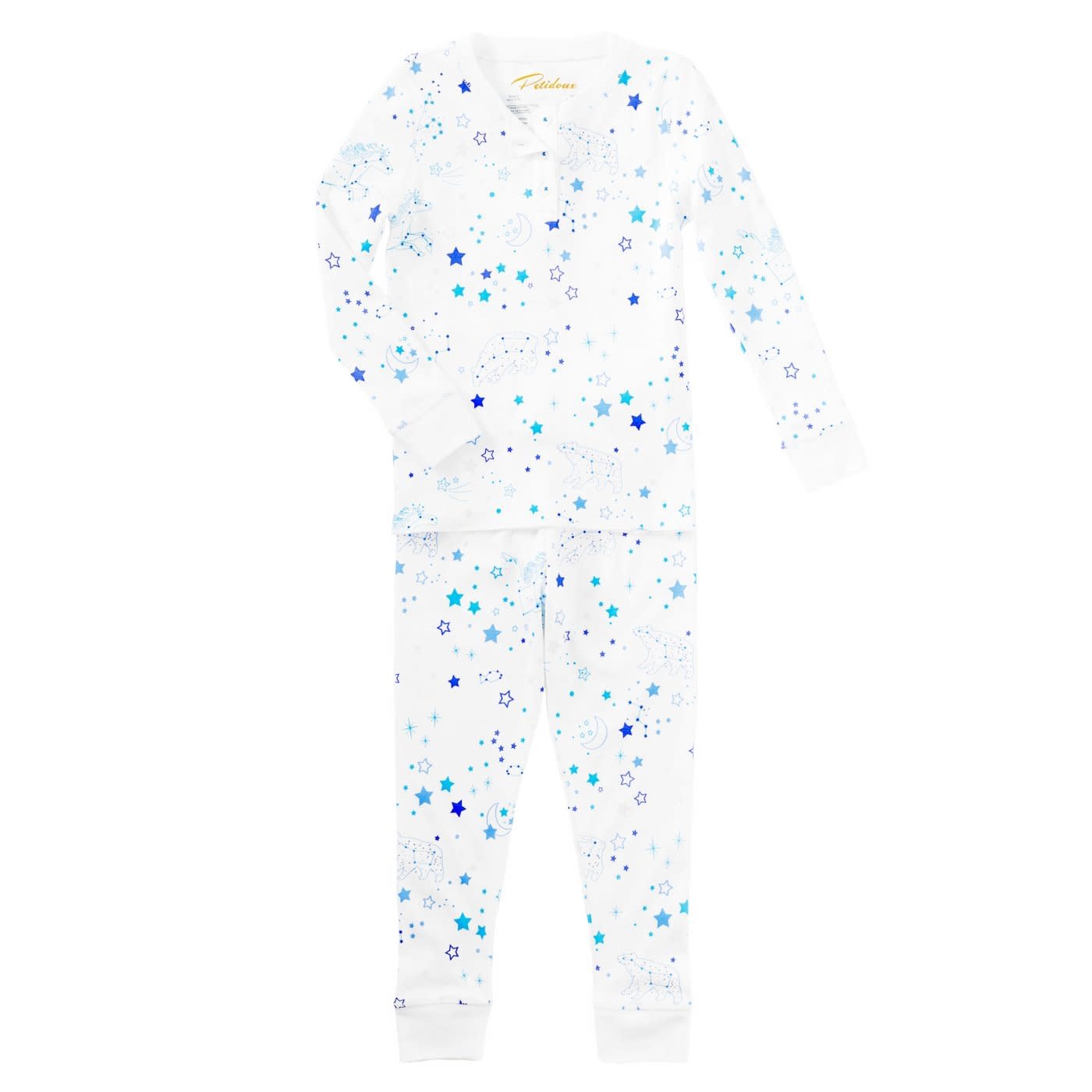 Petidoux L S Pajama Set Twinkle Twinkle Blue Tinker A