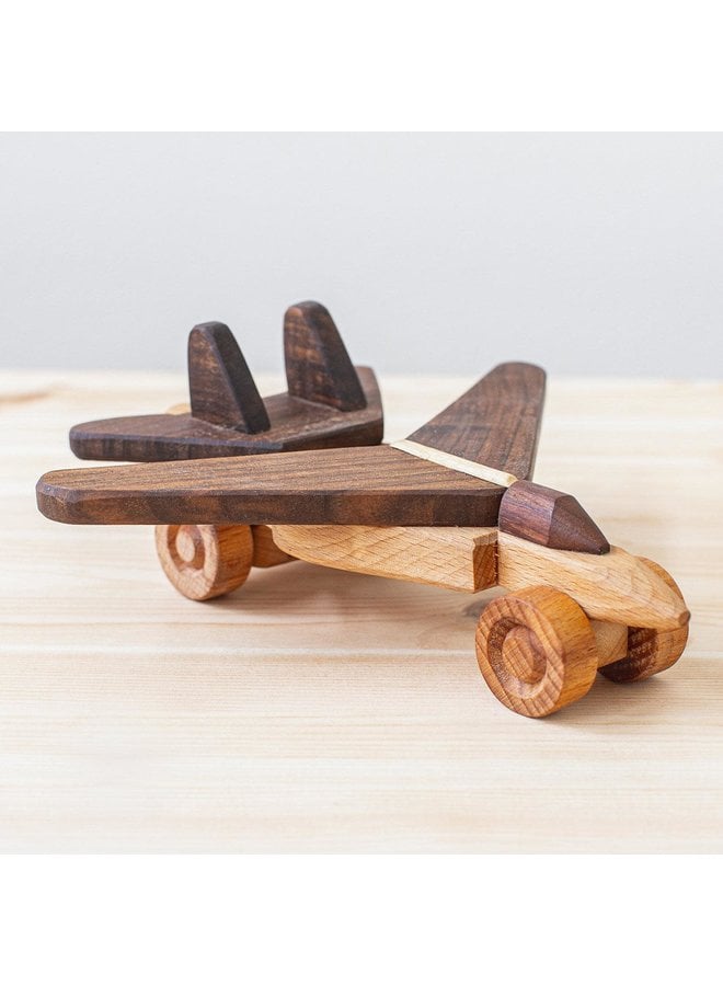 Wooden Toy Fighter Jet