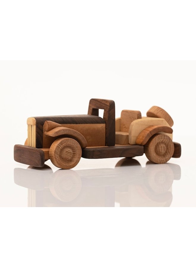 Wooden Toy Vintage Car