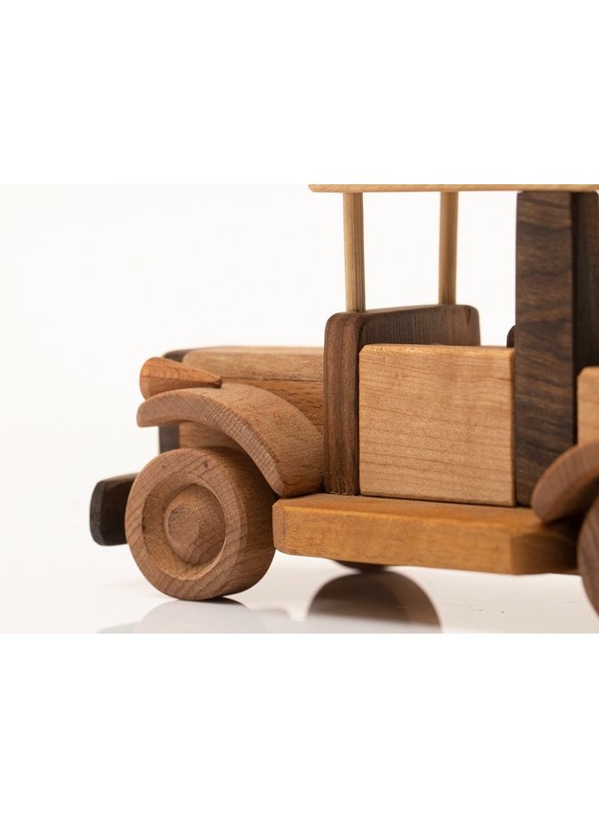 Wooden Toy Retro Car