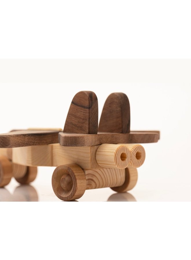 Wooden Toy Fighter Jet