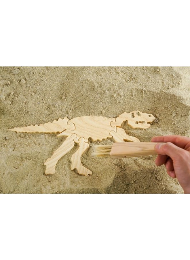 Wooden Dinosaur Puzzle Set