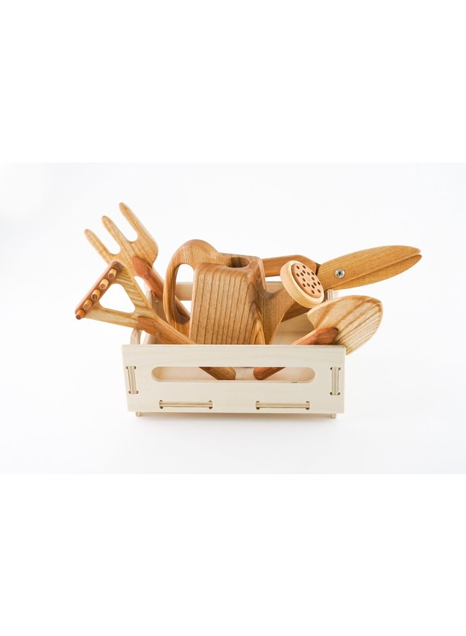 Wooden Garden Tools Set