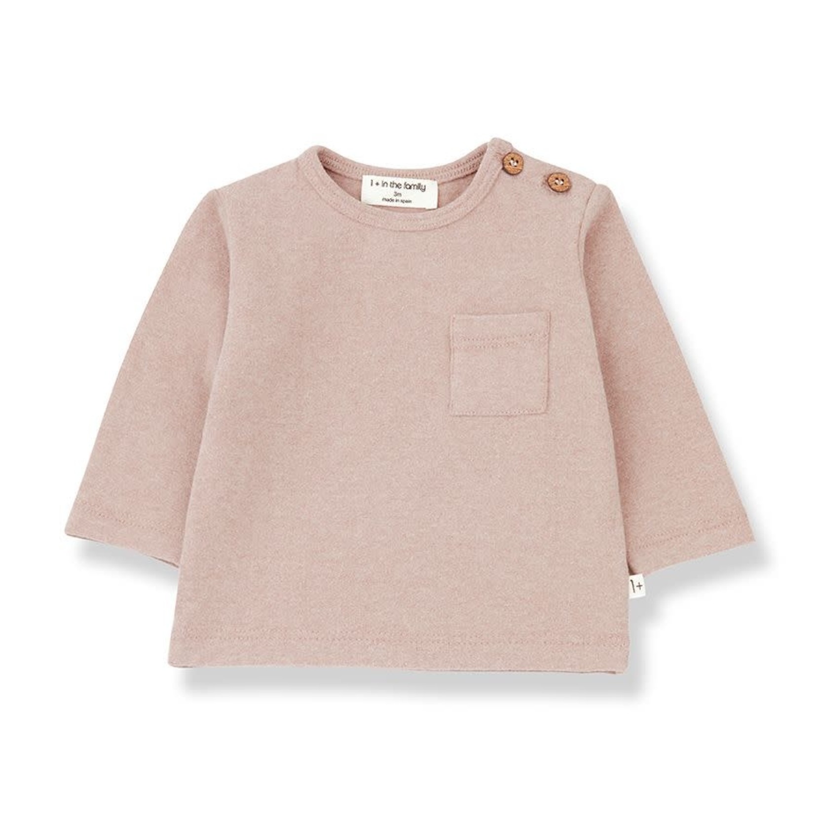 1+ in the Family 1+ in the Family | Oriol Long Sleeve T-Shirt - Rose