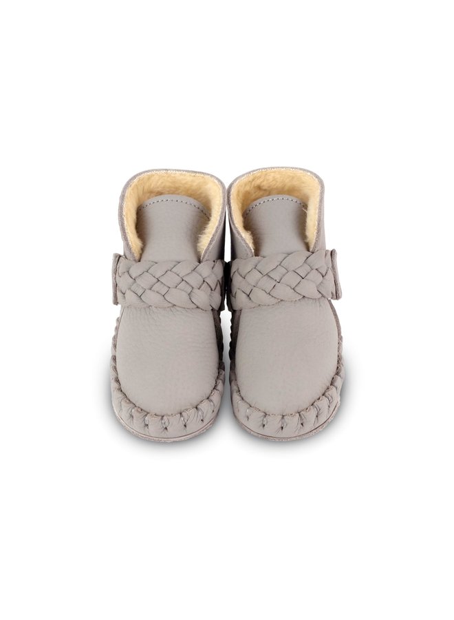 Mace Lining Boots - Elephant Grey Leather