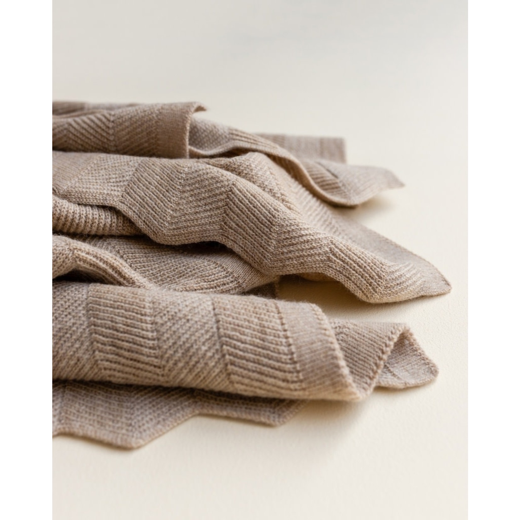 Hvid Knitwear Hvid | Freddie Blanket (Sand)