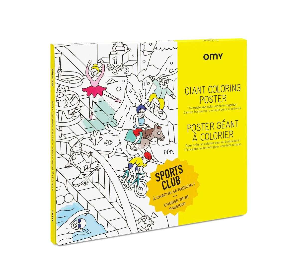 Omy, Giant Coloring Poster - Games - Tinker