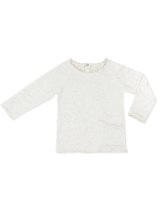 Raw-Edged Sweater - Speckles