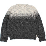 Búho Jacquard Sweater - Grey Natural