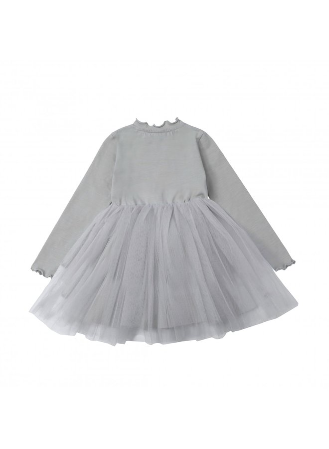 Perla Dress - Lavender Grey