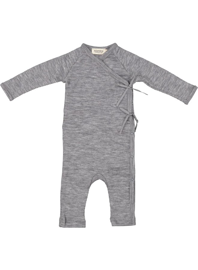 Rula Ribbed Onesie - Grey Melange