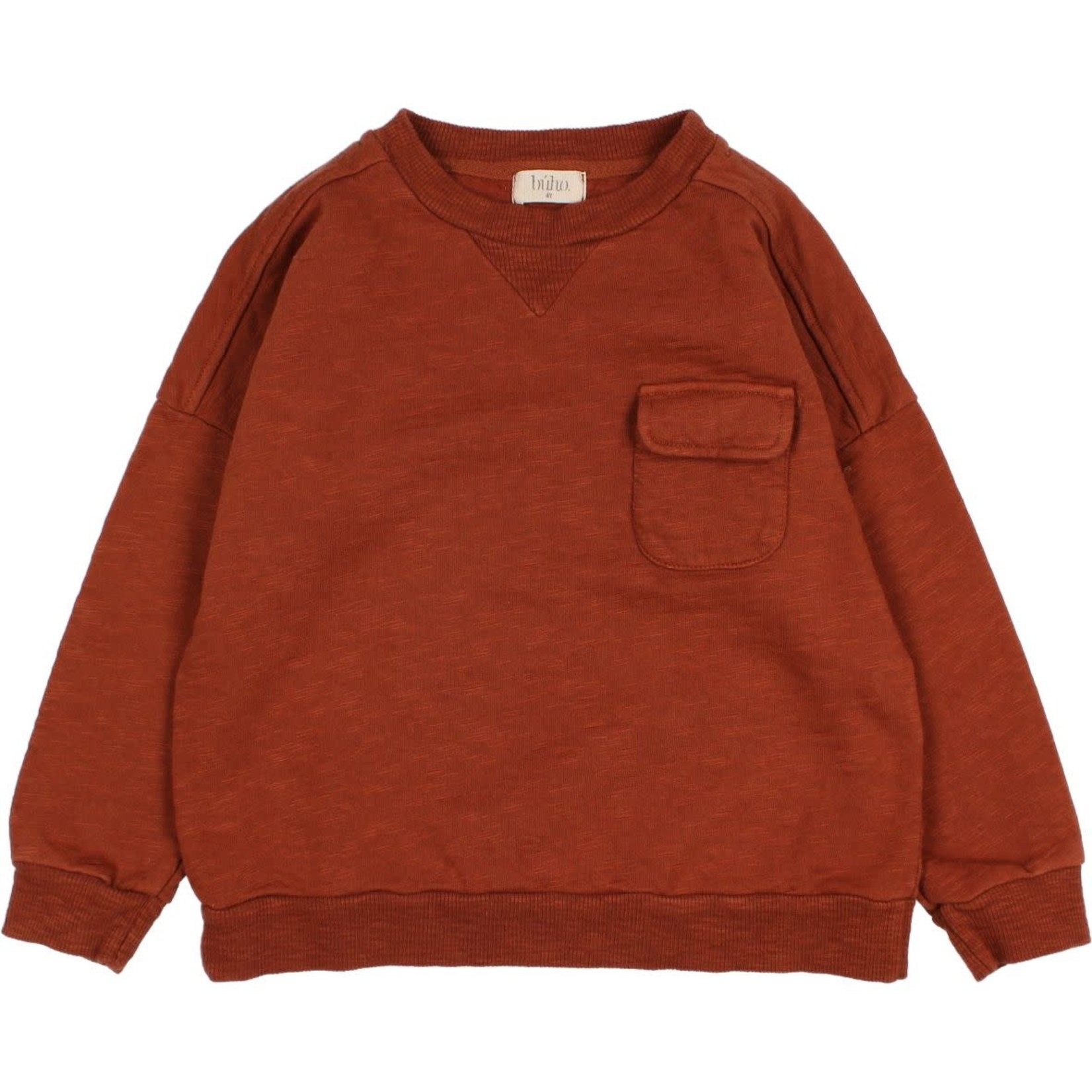 Búho Búho | Pocket Sweatshirt - Rust