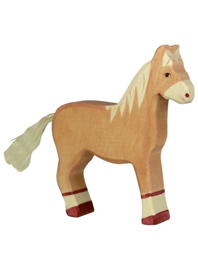 Horse, Standing, Light Brown