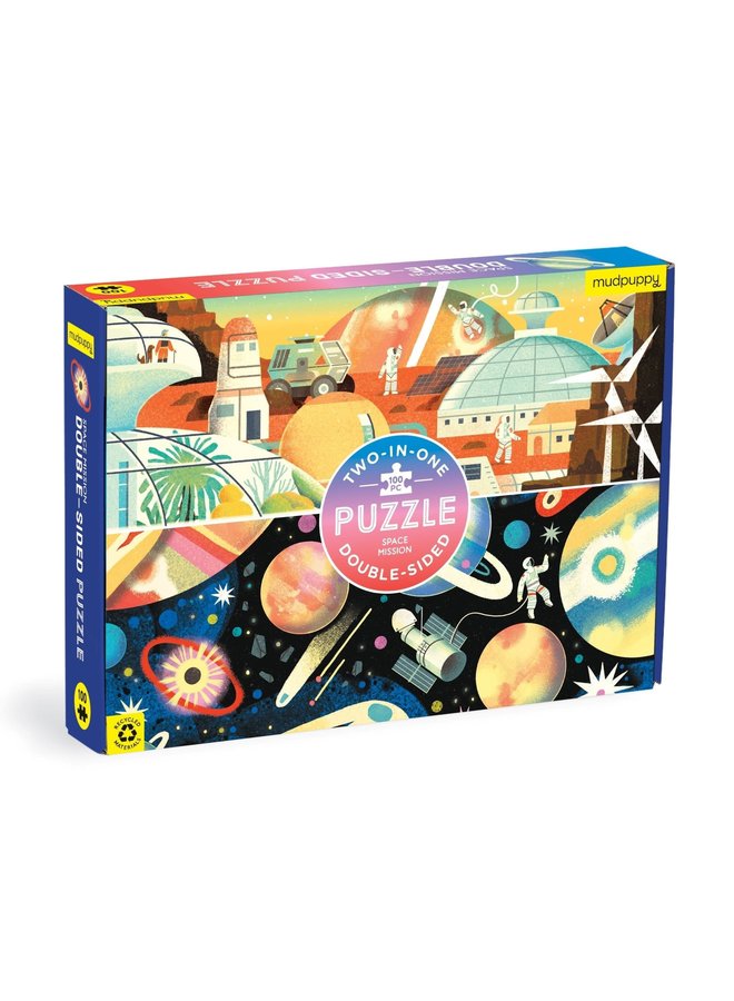 Double-Sided Puzzle - Space Mission