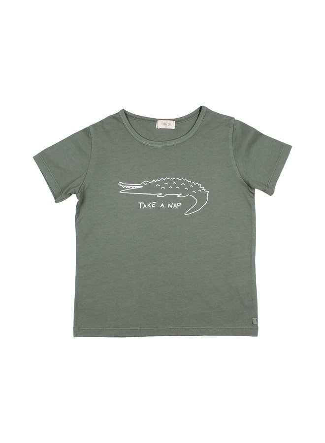 Crocodile T-Shirt - Kaki