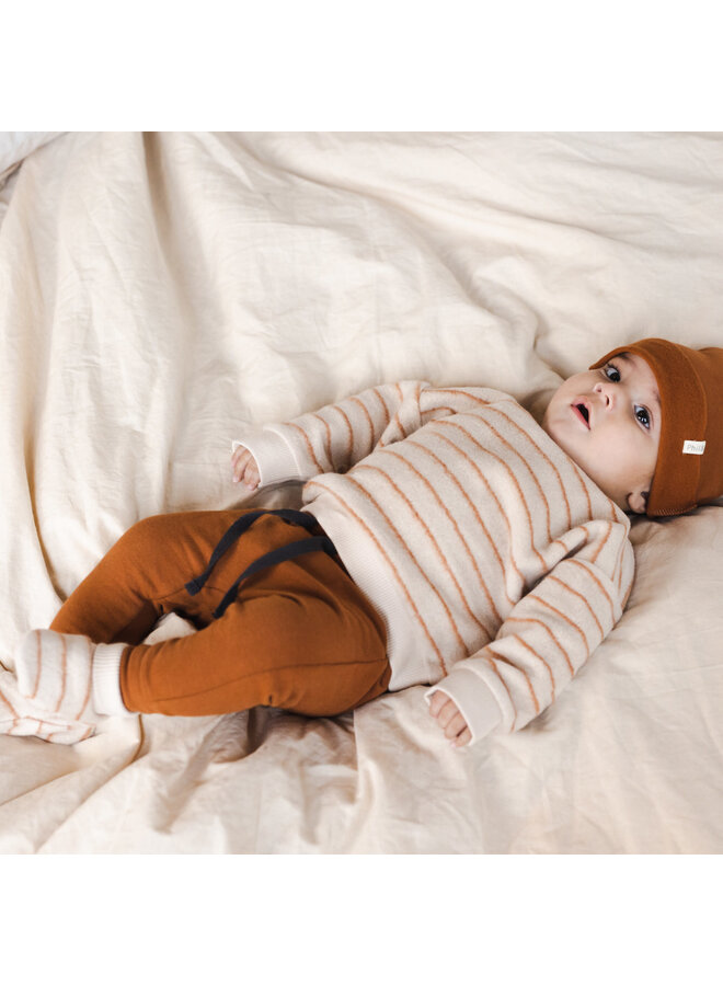 Phil & Phae | Drop-Crotch Baby Pants - Burnt Sienna