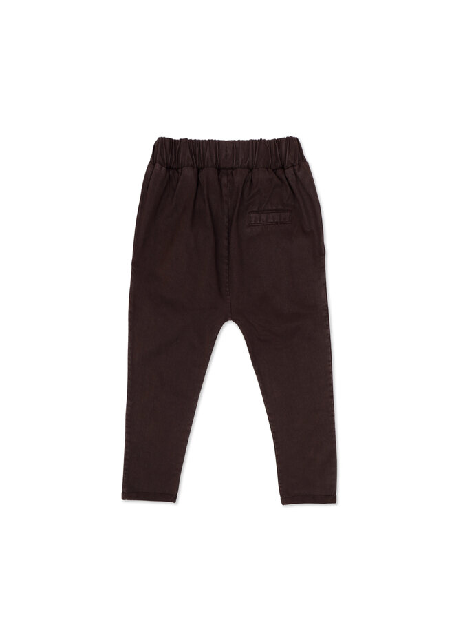 Phil & Phae | Twill Fold-Over Chino - Dark Umber