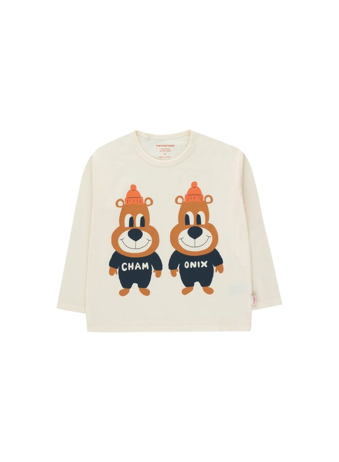 Chamonix Twins L/S Tee - Light Cream